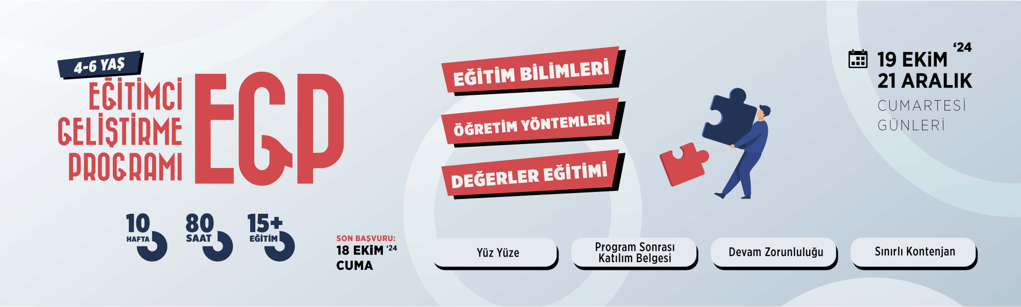 4-6 Yaş Eğitimci Geliştirme Programı