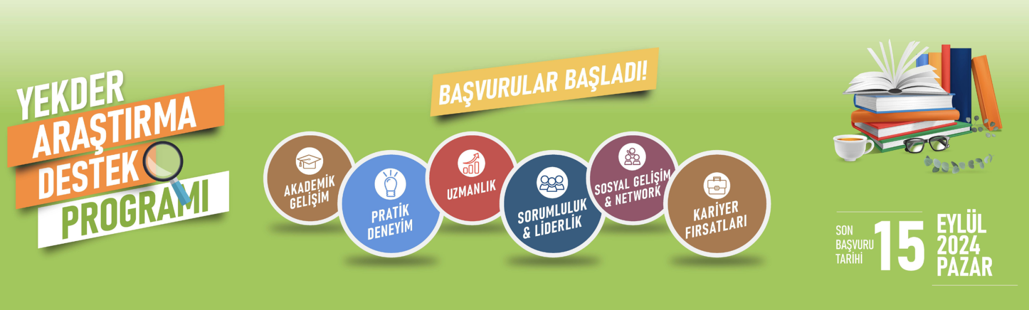 YEKDER Araştırma Destek Programı Başvuruları Başladı!