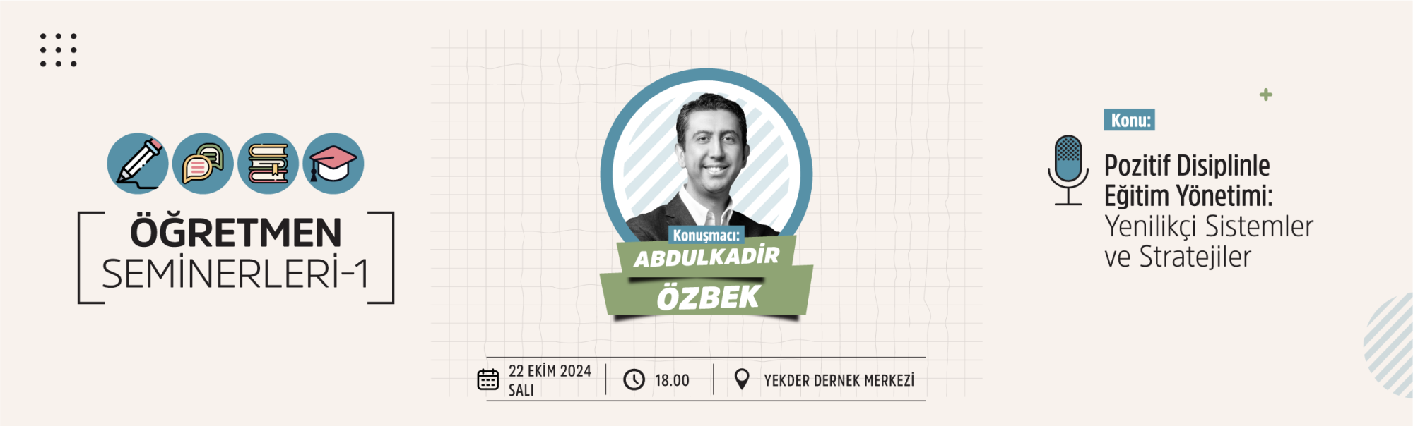 Öğretmen Seminerleri-1 Abdulkadir Özbek