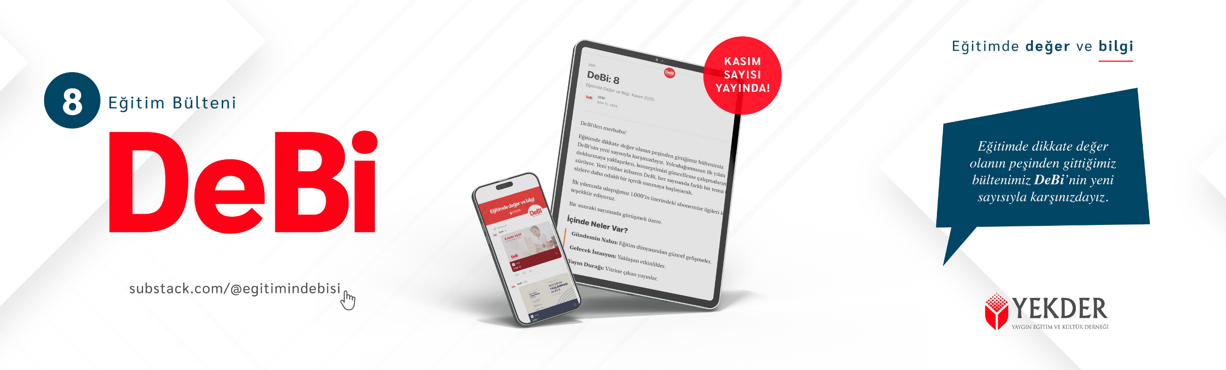 DeBi'nin Kasım Sayısı Yayında!