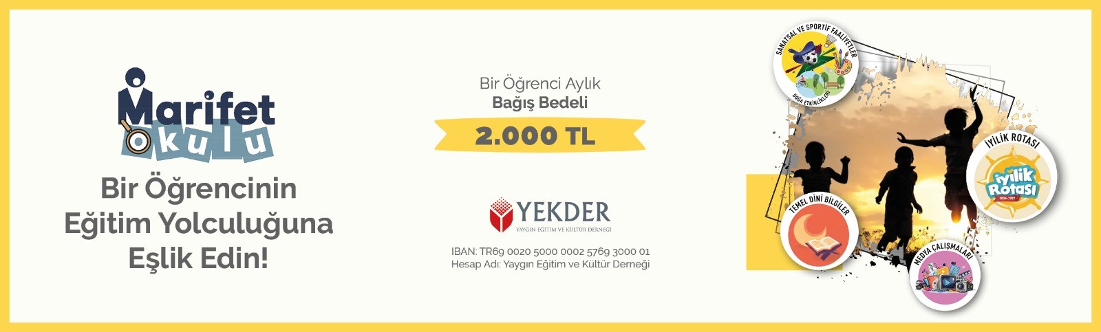 Marifet Okulu’nda Bir Öğrencinin Eğitim Yolculuğuna Ortak Olun!